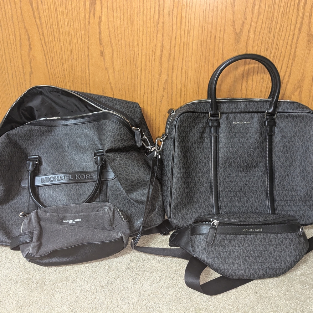 Michael Kors Gray Men's Bag Set